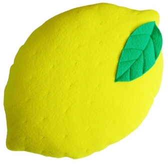 Карнавальный аксессуар подушка Лимон 37х49 см