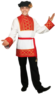 Русский народный костюм Ярослав красный ККВм-3-48к-з