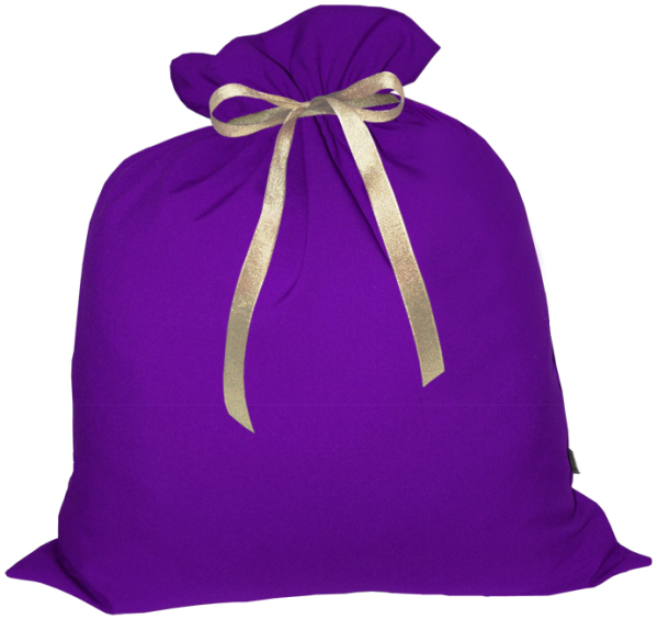 Мешок для подарков фиолетовый 65х75 см МБ-5ф