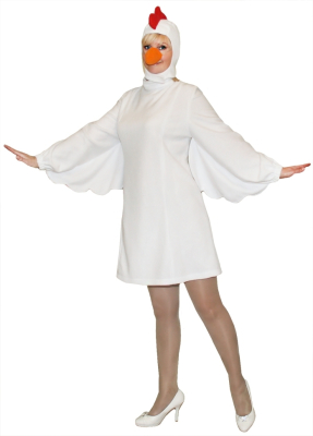 Карнавальный костюм Курица белая ККВд-78б