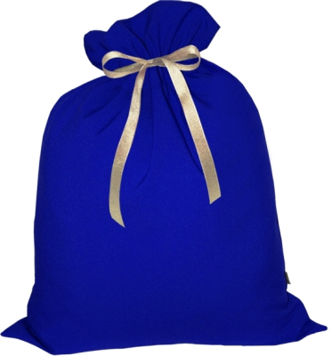 Упаковка для подарков - мешок синий 45х60 см МБ-28с