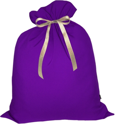 Упаковка для подарков - мешок фиолетовый 45х60 см МБ-28ф